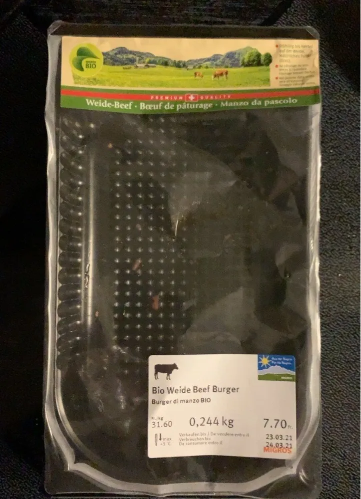 Bio Weide Beef aburger