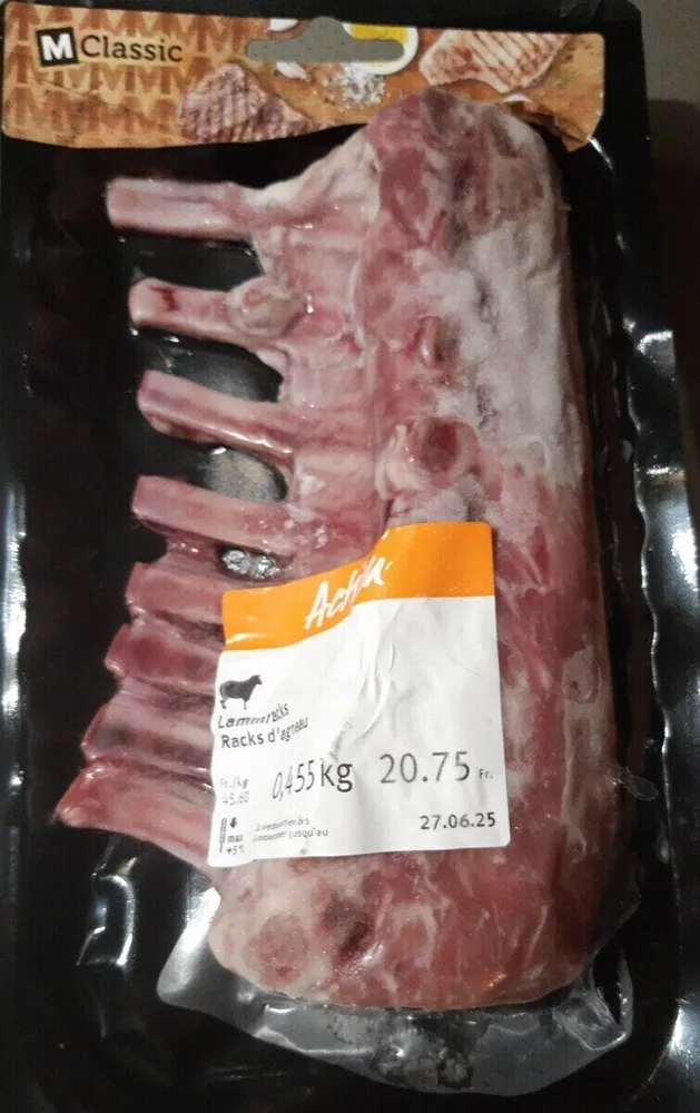 Racks d'agneau