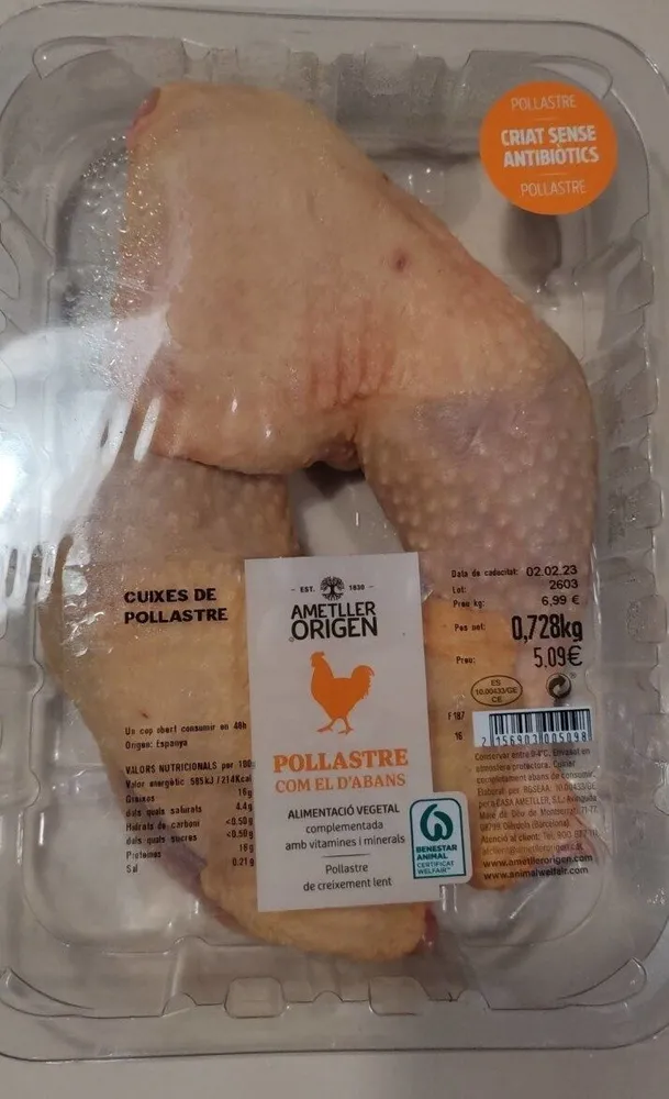 cuixes de pollastre