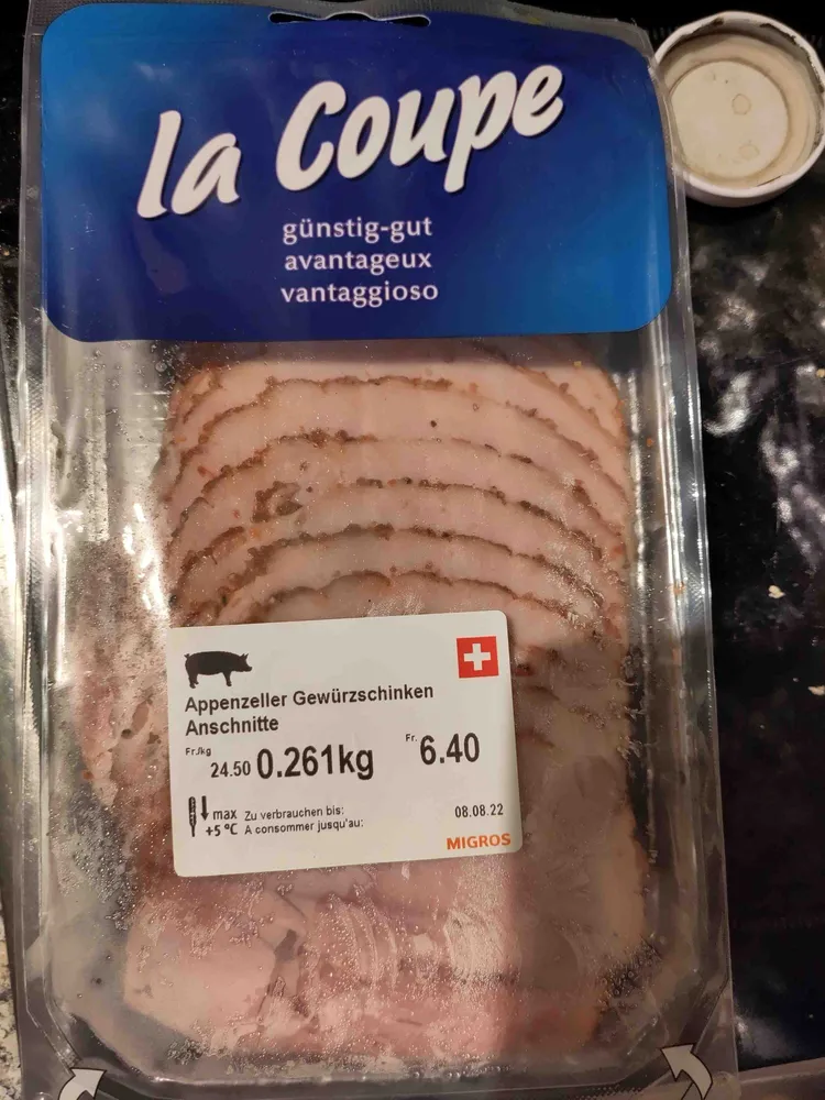 Appenzeller Gewürzschinken Anschnitte