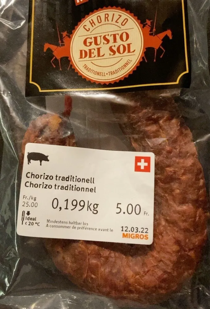Chorizo traditionnel