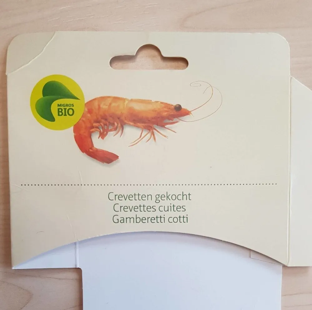 Crevettes cuites