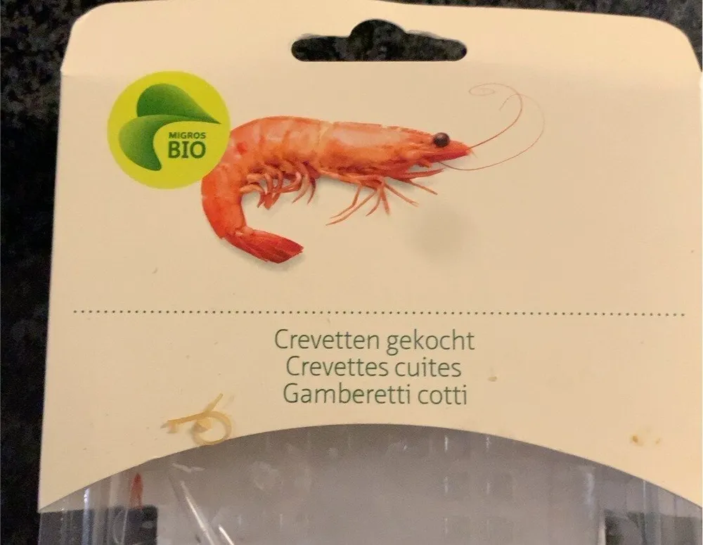 Crevettes cuites