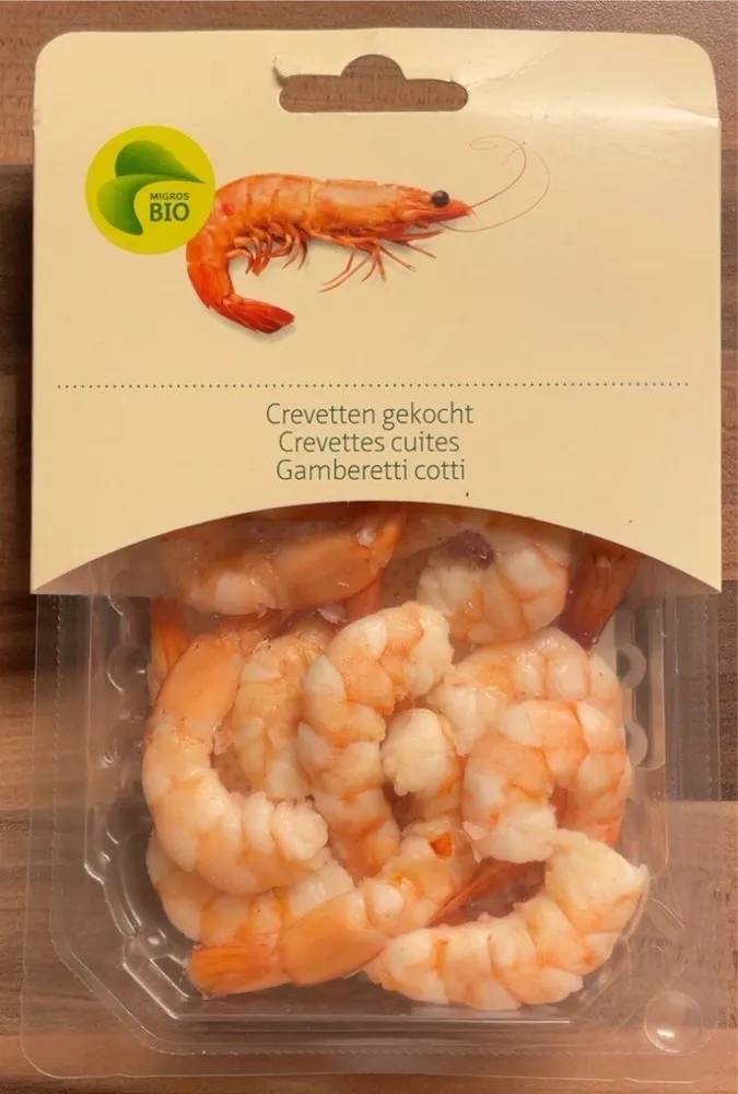 Crevettes cuites