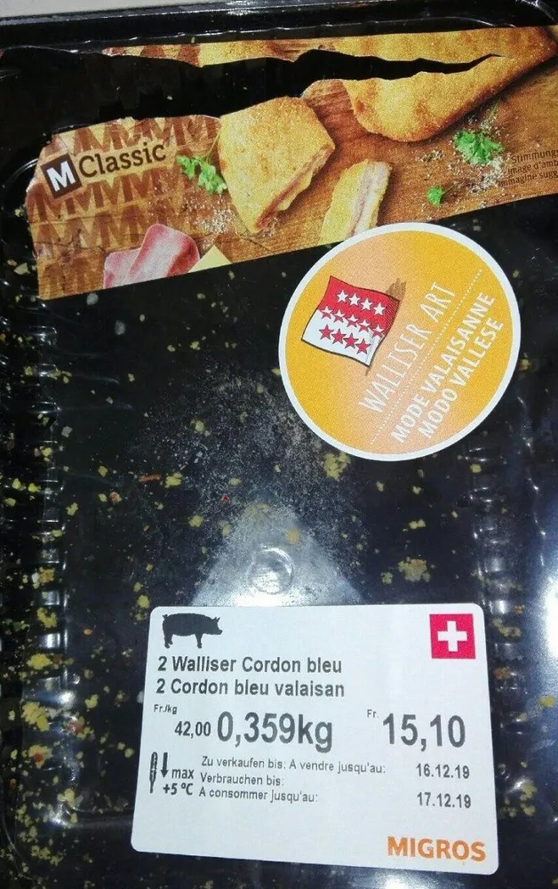 Cordon bleu valaisan