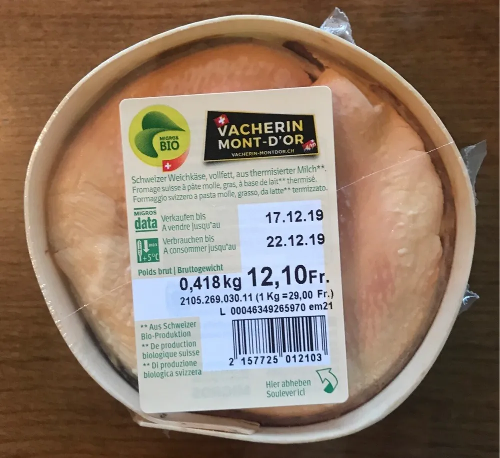 Vacherin mont d'or