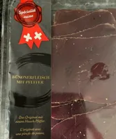 Viande des grisons au poivre