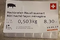 Préparation de viande