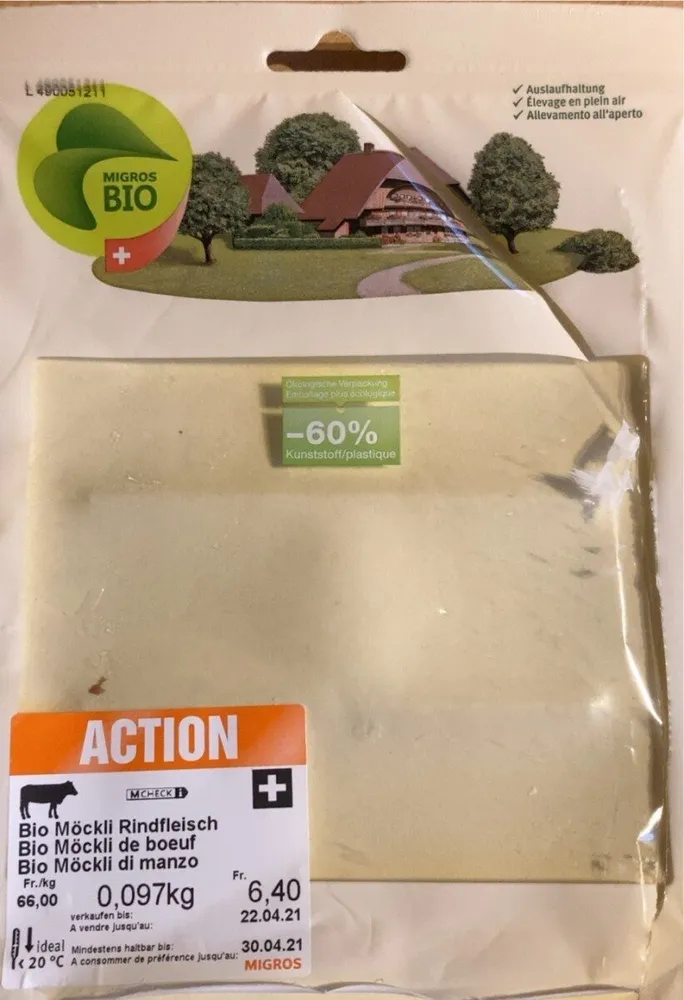 Bio Mockli de boeuf