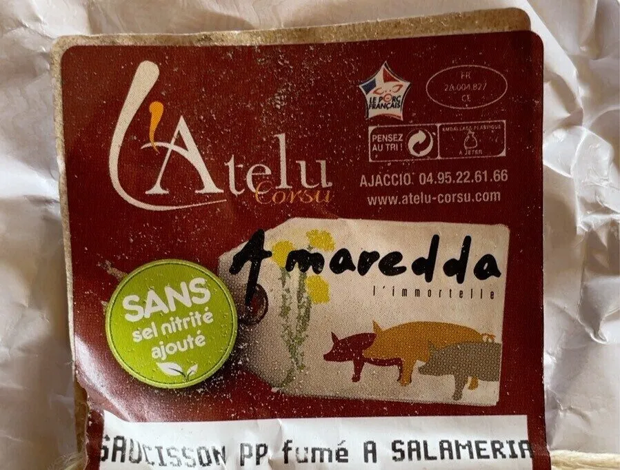 Saucisson Pur Porc fumé A SALAMERIA