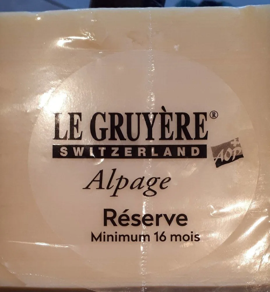 Gruyère d'alpage AOP