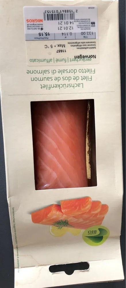 Filet de dos de saumon