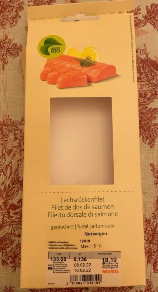 Filet de dos de saumon