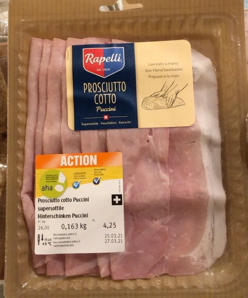 Prosciutto cotto Puccini