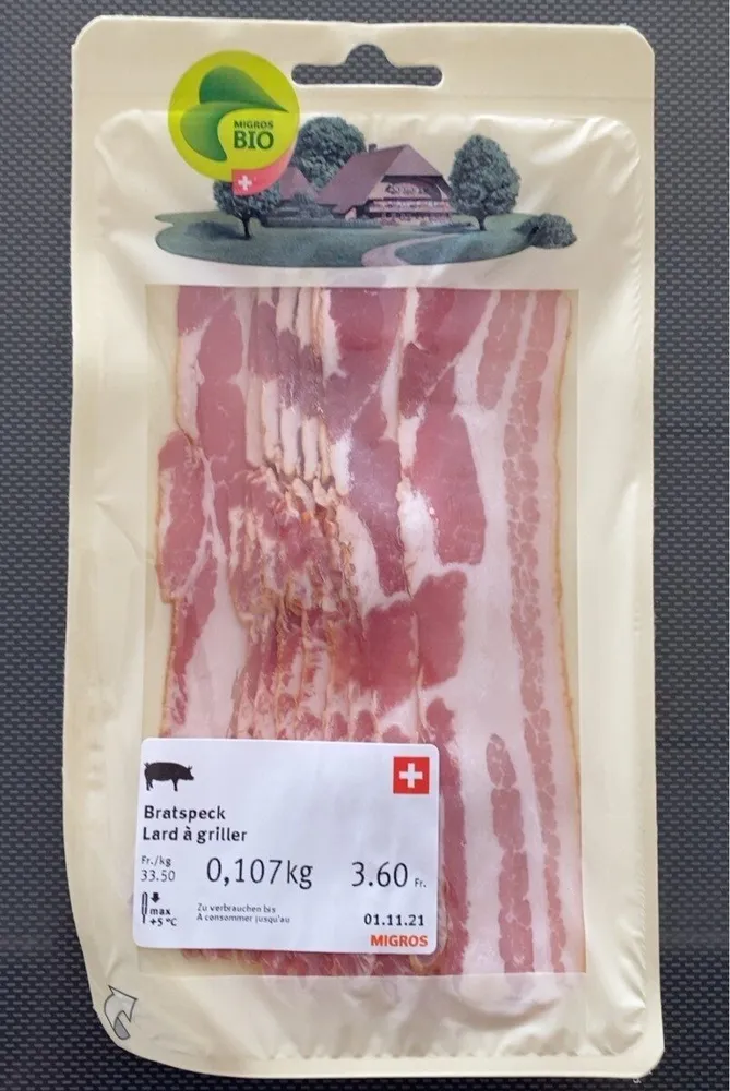 Lard à griller bio
