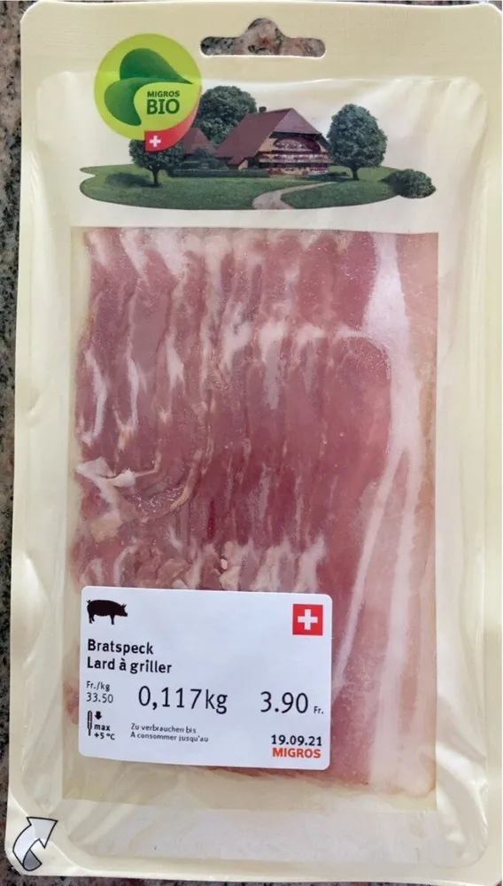 Lard a griller Bio