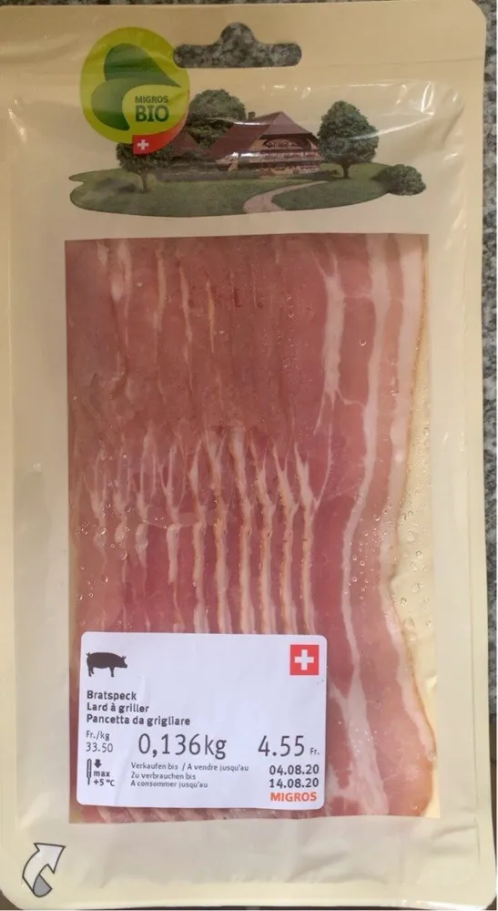 Lard à griller Bio