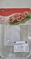 Lard de veau à griller en tranches