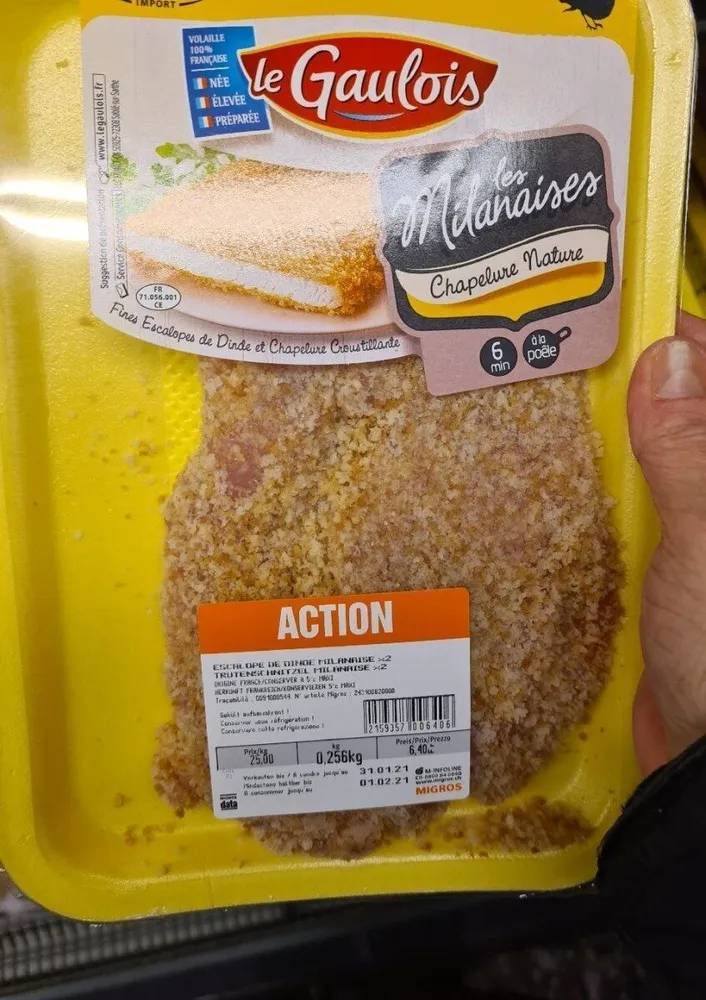 Escalope de dinde