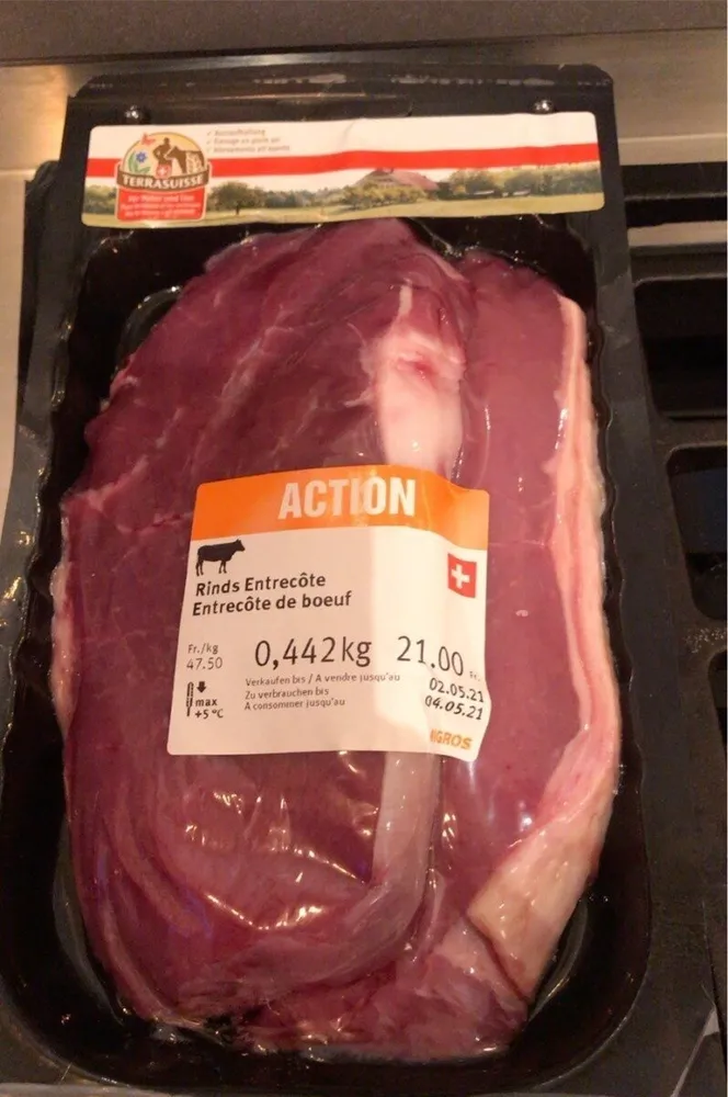 Entrecôte de boeuf