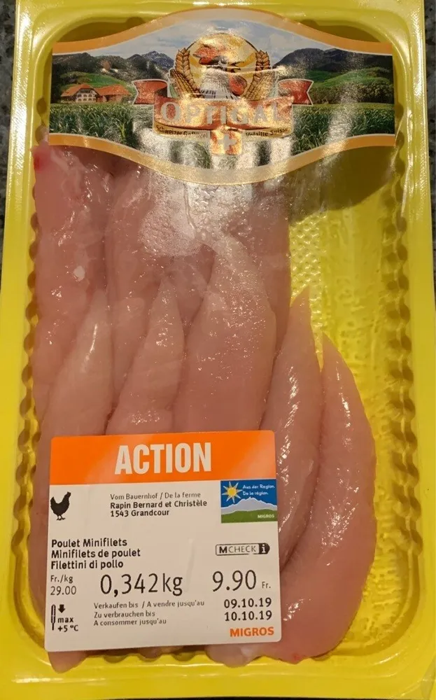 Minifilets de poulet