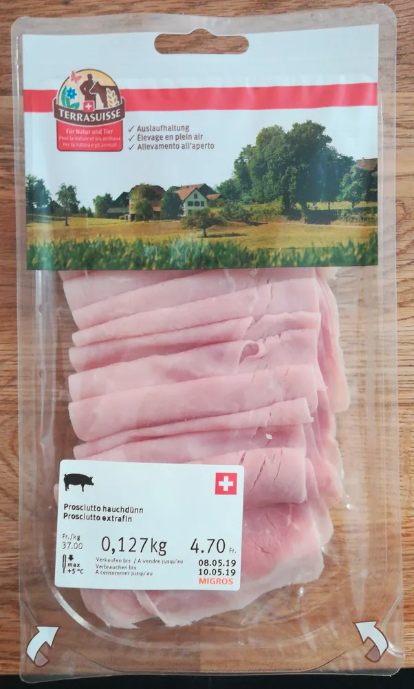 Prosciutto extrafin