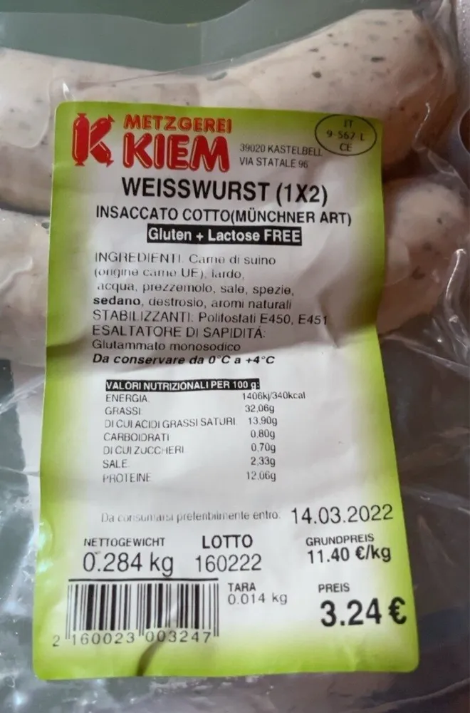 Weisswurst