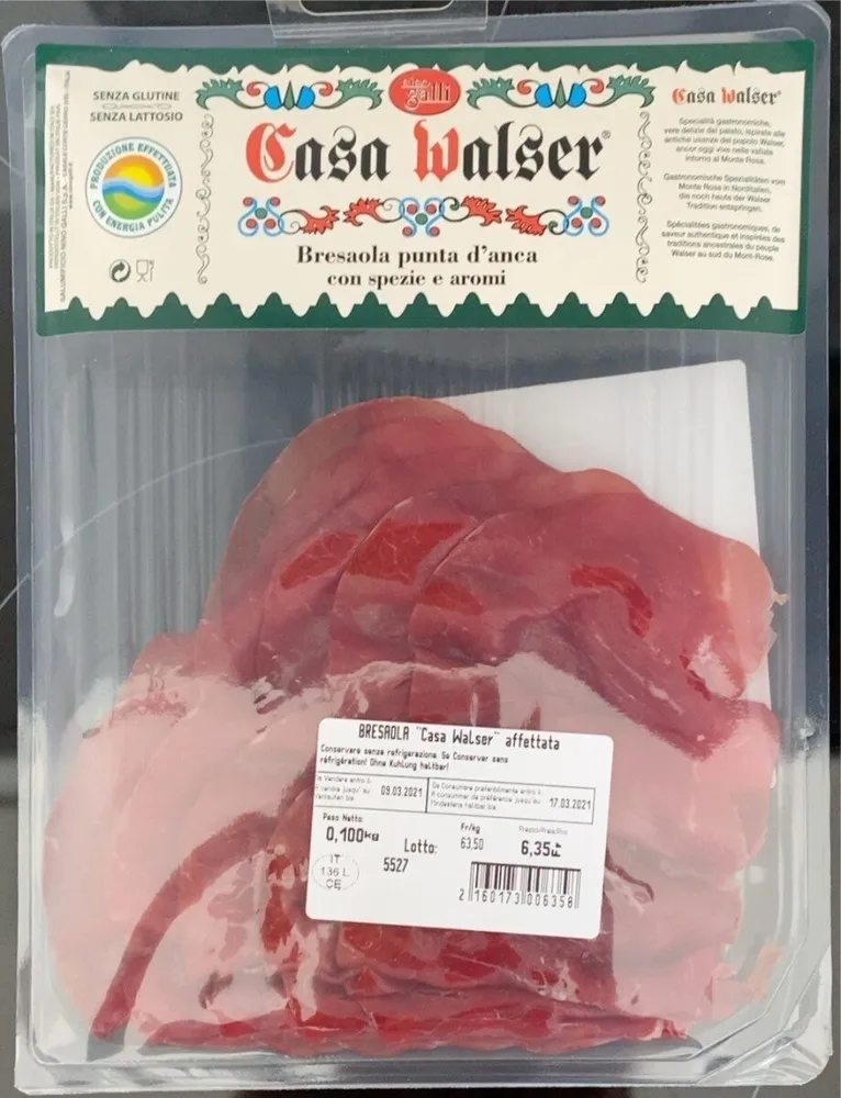 Bresaola punta d’anca con spezie e aromi