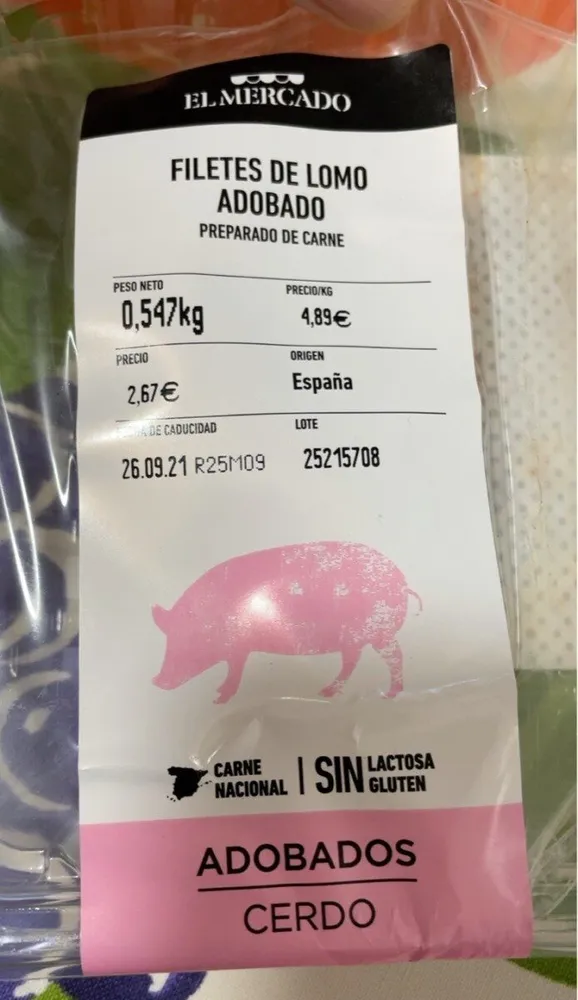 Filetes de Lomo Adobado