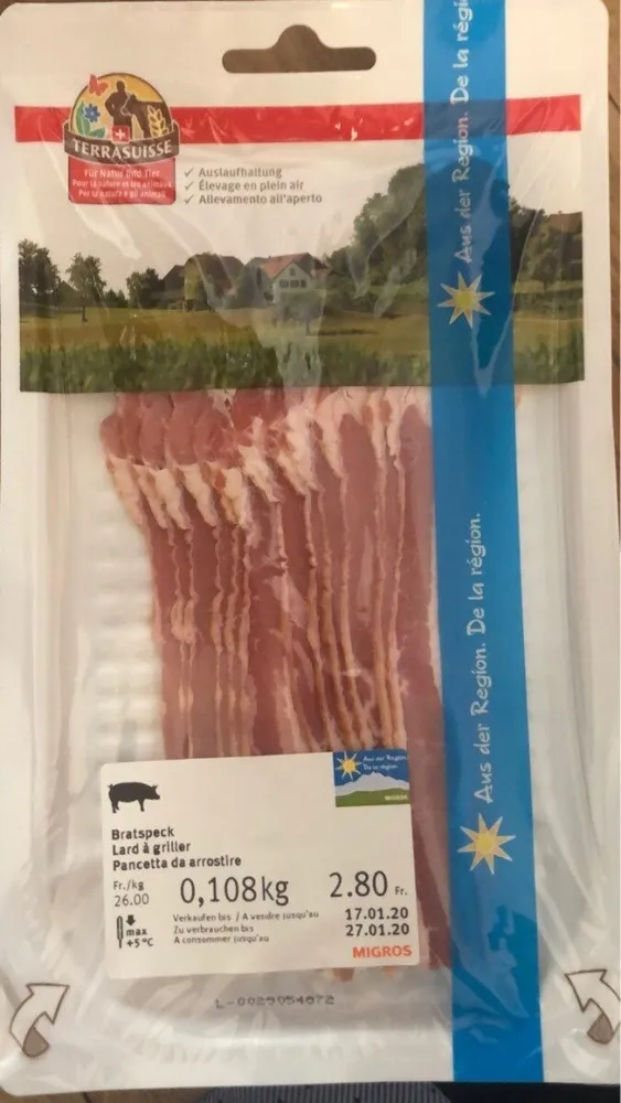 Lard à griller