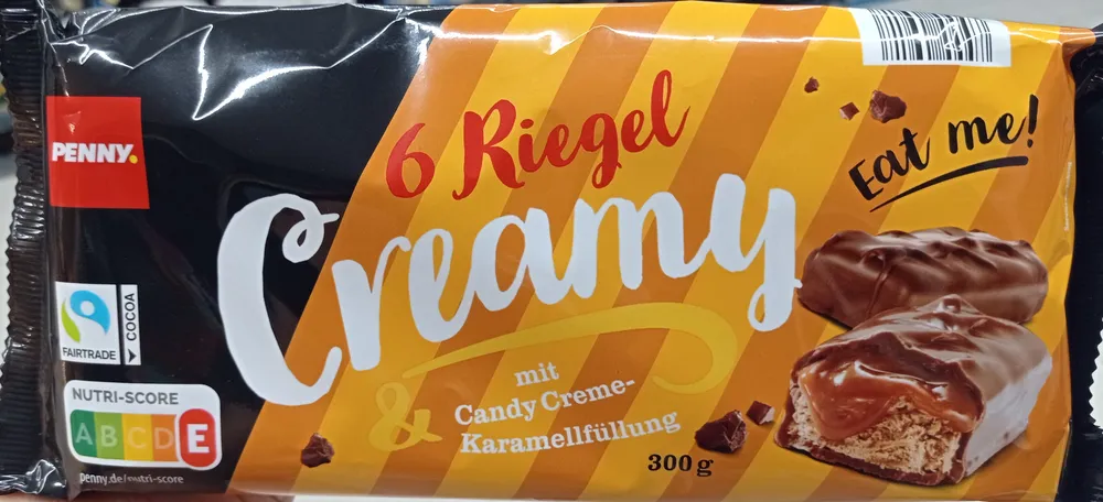 Riegel Creamy Karamellfüllung