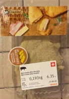 Mini cordon bleu raclette