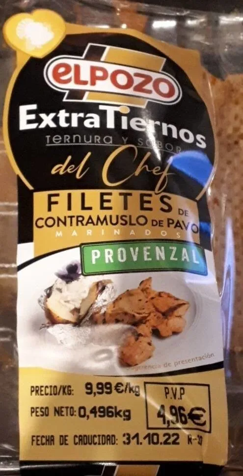 Filetes de pavo