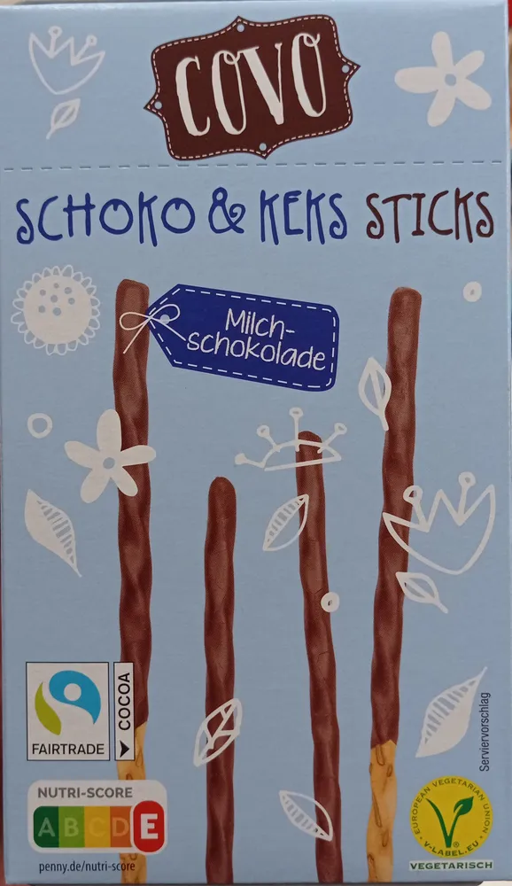 Schoko Keks Sticks Milchschokolade