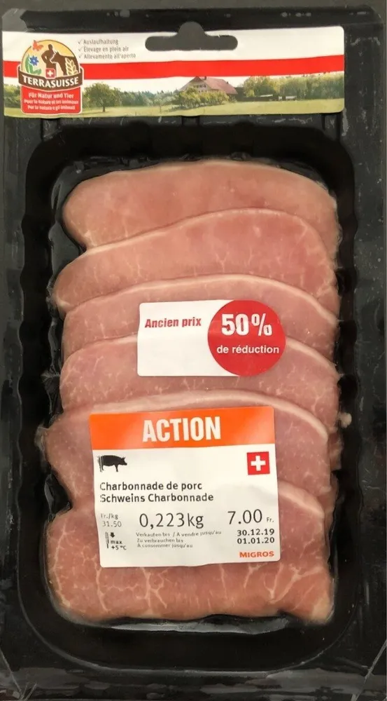 Charbonnade de porc