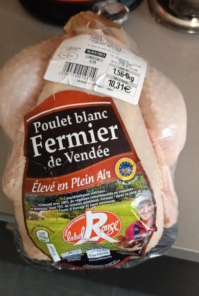Poulet blanc Fermier de Vendée