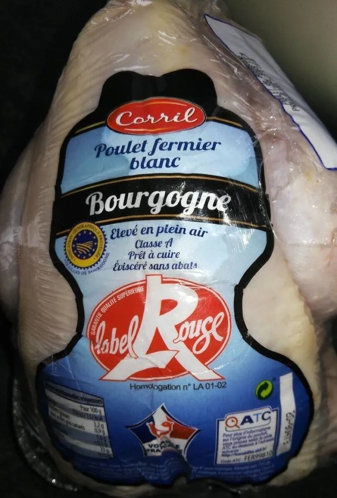 Poulet fermier blanc