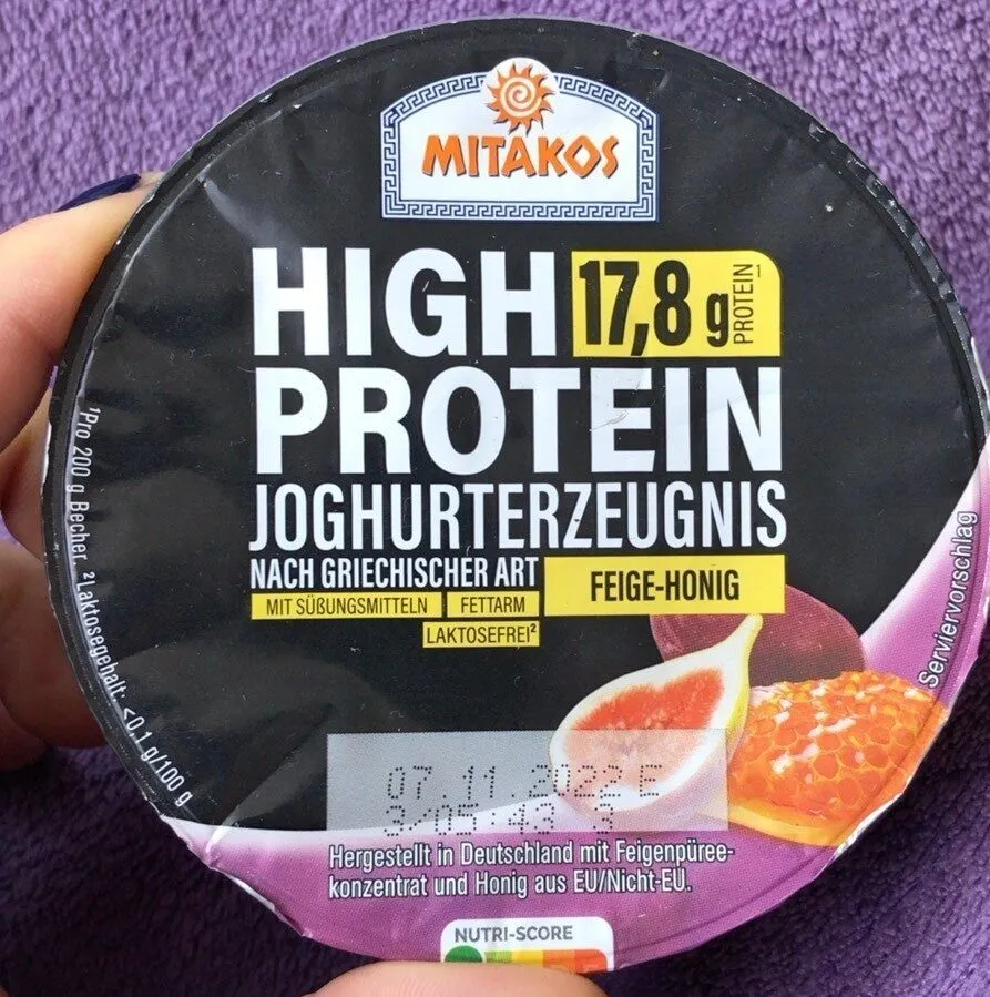 High Protein Joghurterzeugnis