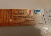 Saucisse paysanne a l ail
