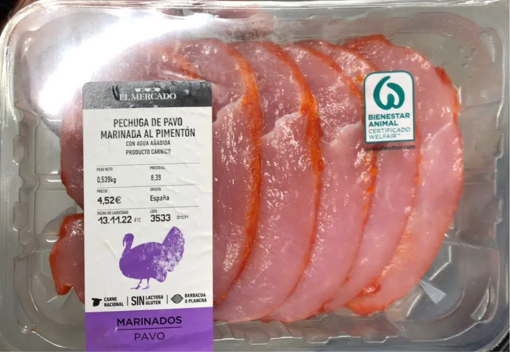 Pechuga de pavo al pimentón