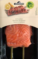 Brochettes de saumon Bio