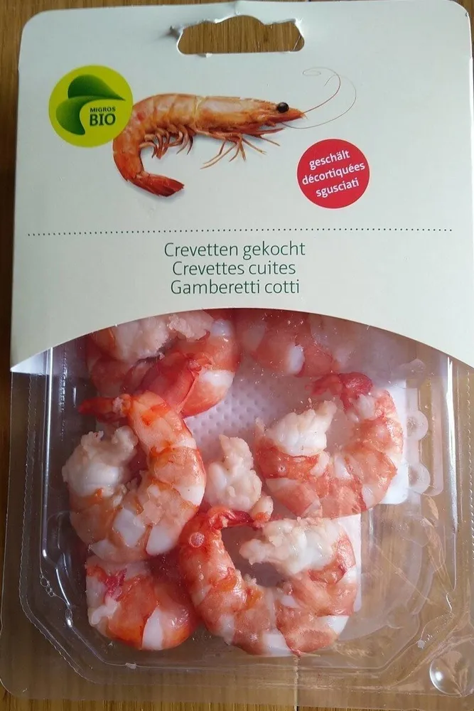 Crevettes cuites l'élevage d'Indonésie