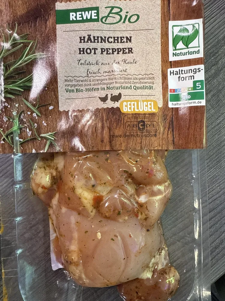 Bio Hähnchen Hot Pepper