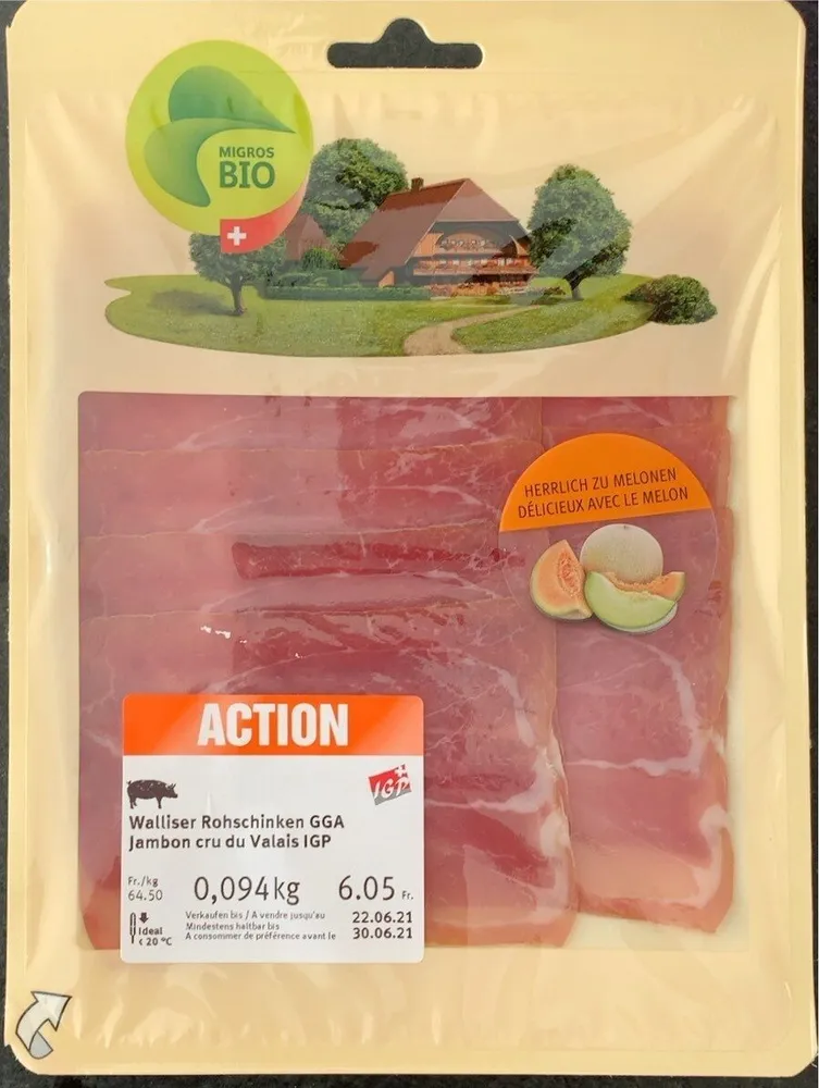 Walliser Rohschinken GGA