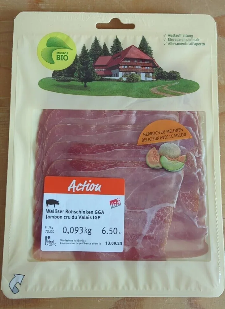 Jambon cru du Valais IGP