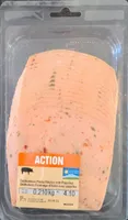 Delikatess Fleischkäse mit Paprika
