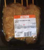 Poulet mini brochette satay