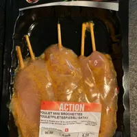 Poulet mini brochettes Satay