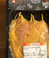 Poulet brochettes satay