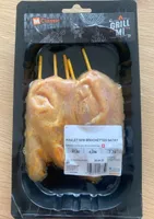 Poulet mini brochettes satay